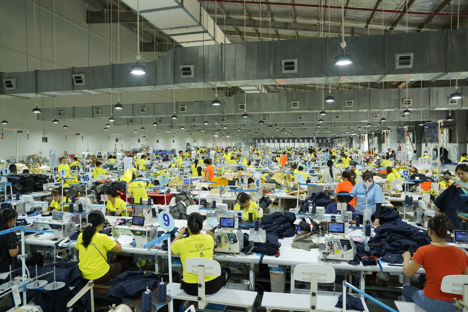 Overview of the production area at Viking Vietnam