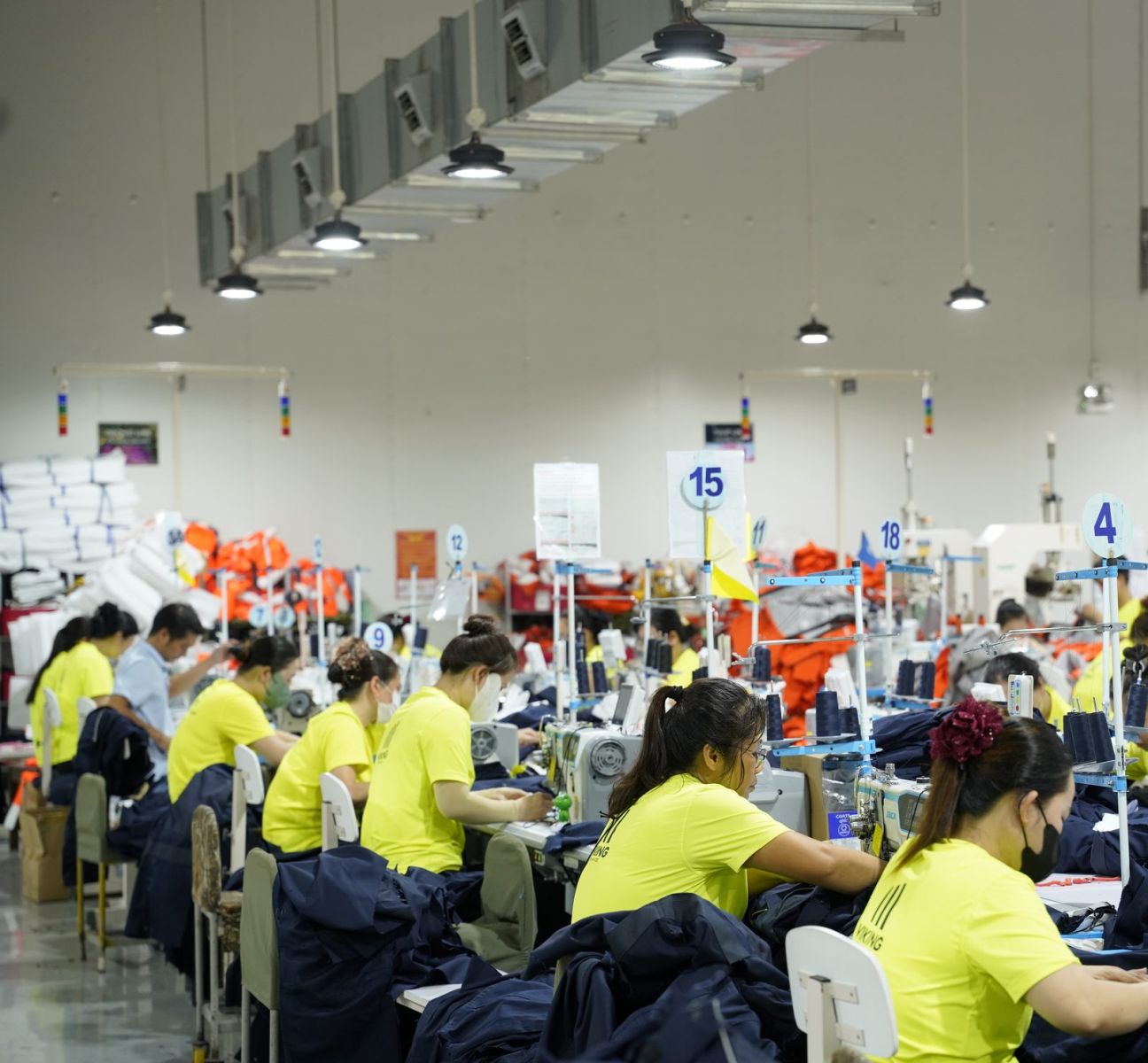 A Viking Vietnam line producing technical garments