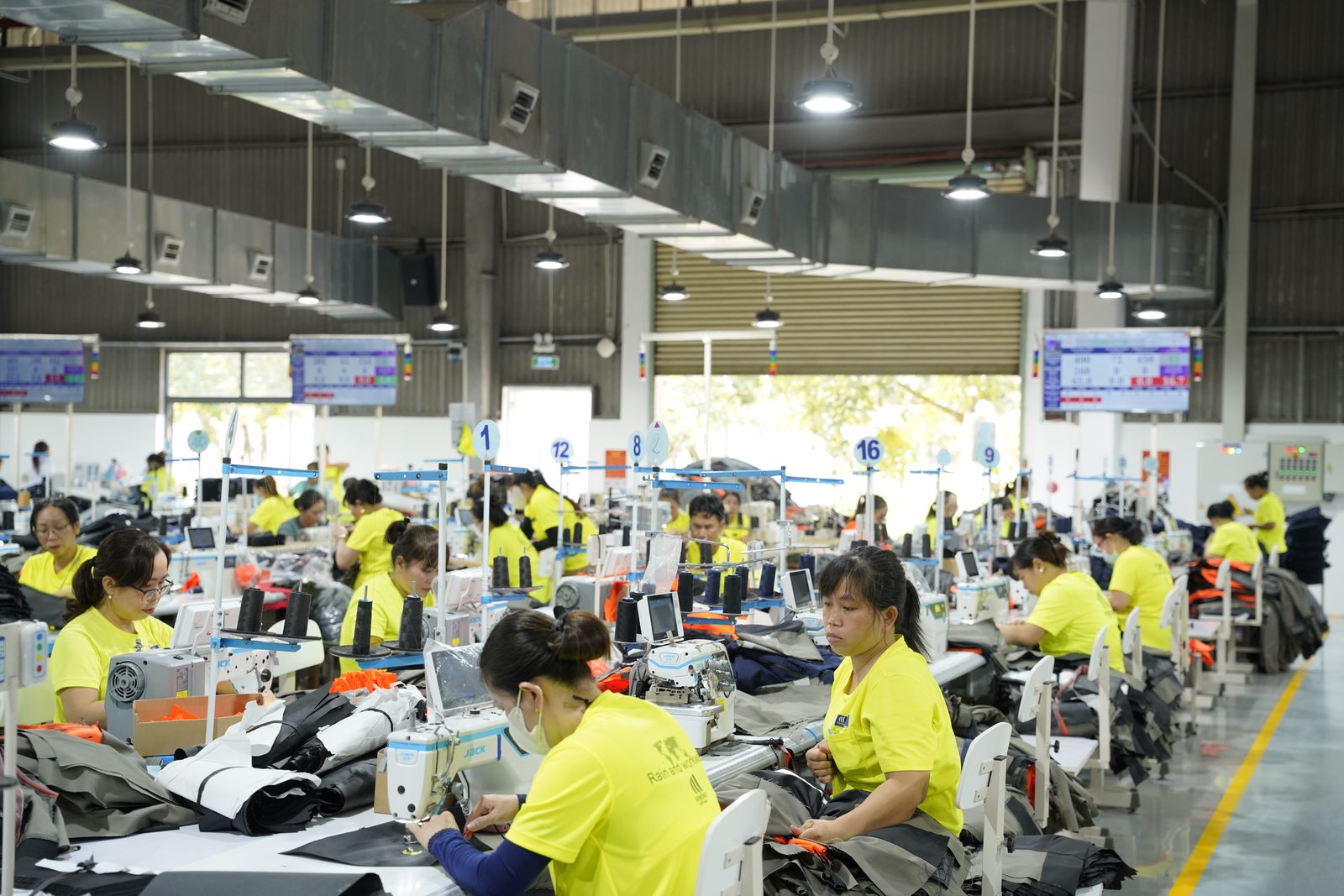 Overview of the production area at Viking Vietnam