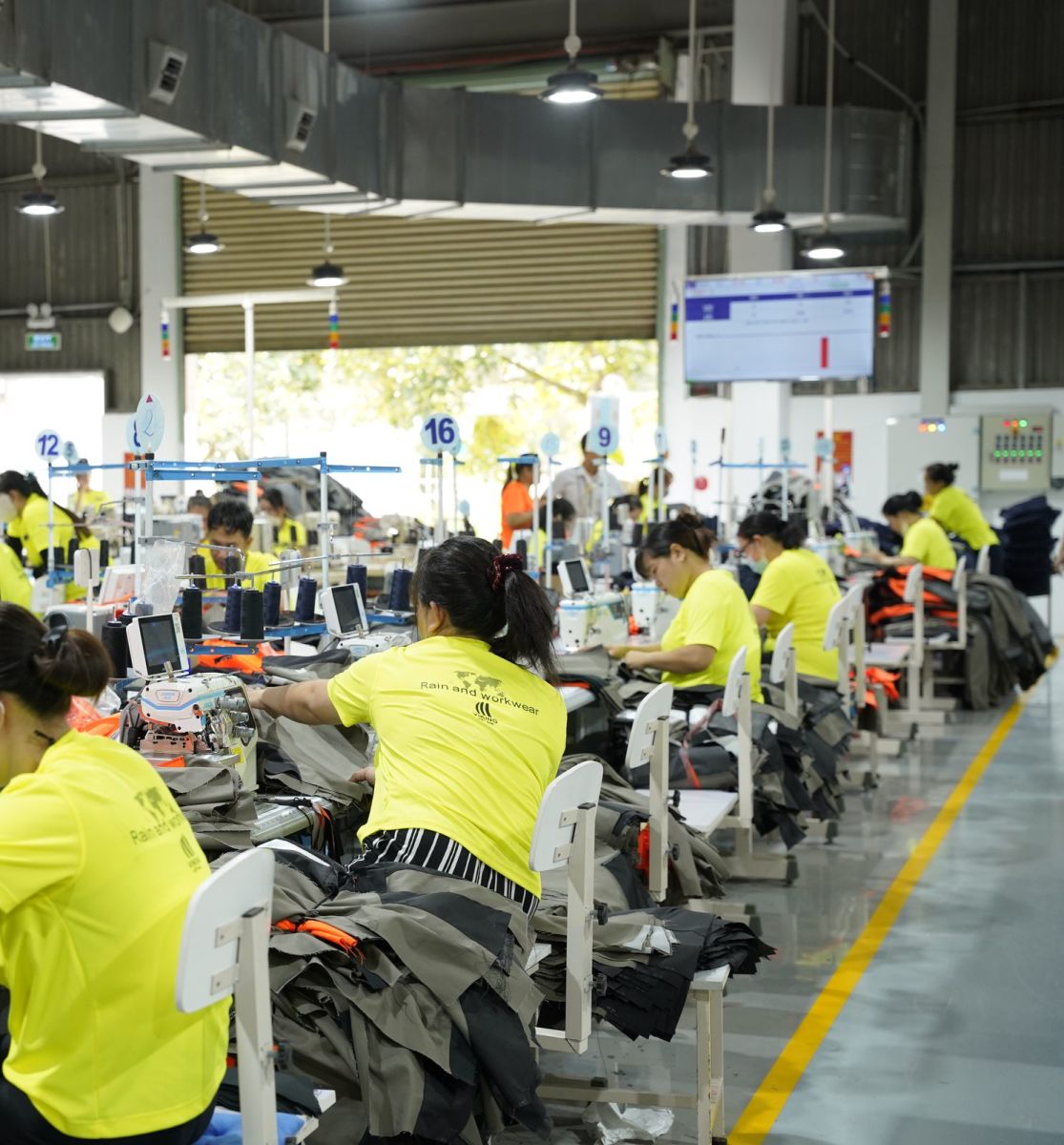 A Viking Vietnam line producing technical garments